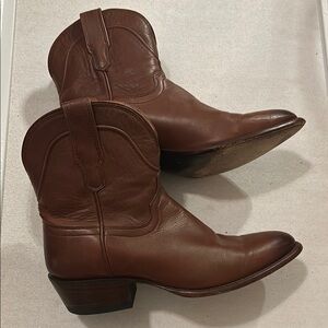 Brown Leather Cowboy Boots by Tecovas